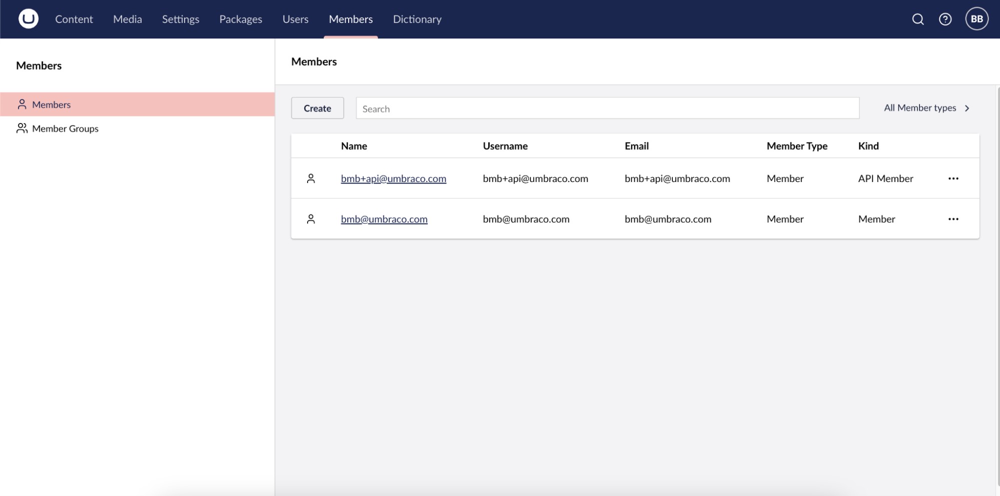 Umbraco 15 Client Credentials Members 1999X992px
