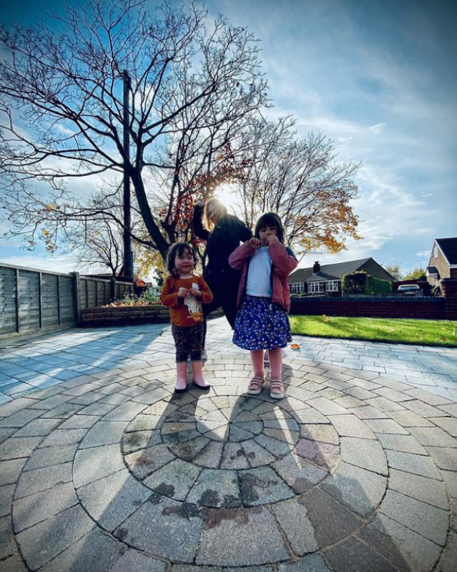 My wife and two daughters, aged 3 and 5