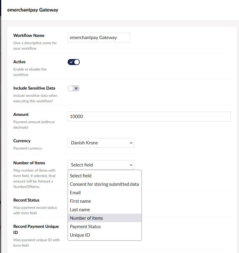 Emerchantpay Number Of Items Copy