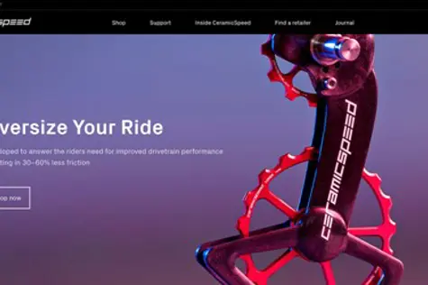 Frontpage of CeramicSpeed's website built with Umbraco