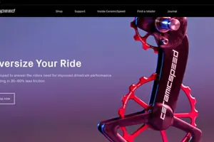 Frontpage of CeramicSpeed's website built with Umbraco