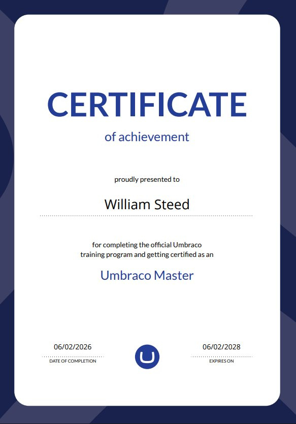 Umbraco Master Certification