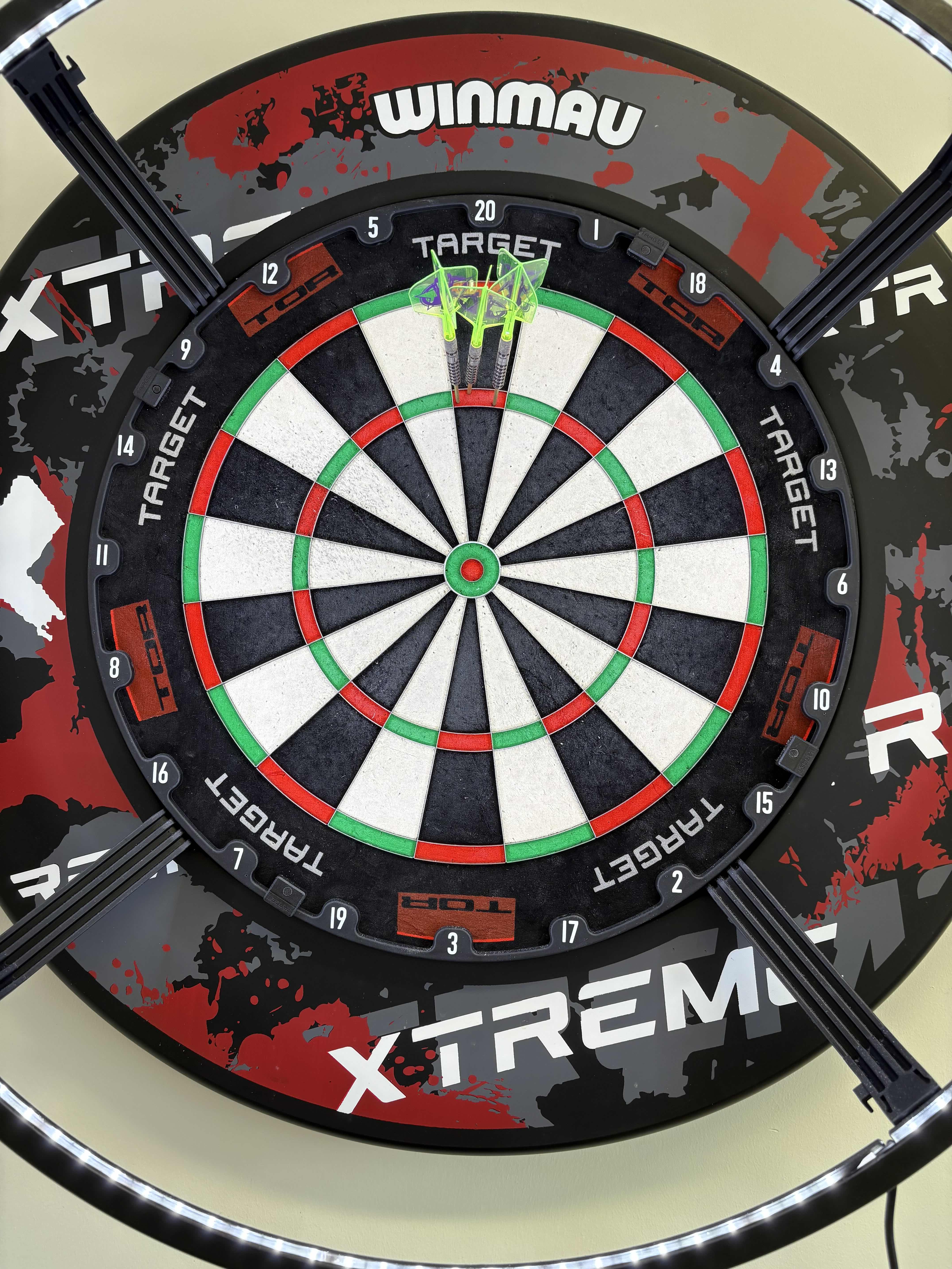 A Picture Of My Dartboard In My Office