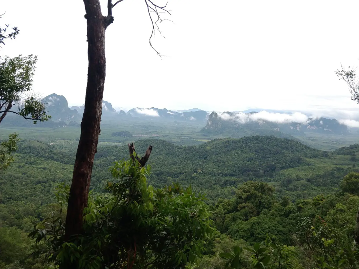 A mountain view of Thailand