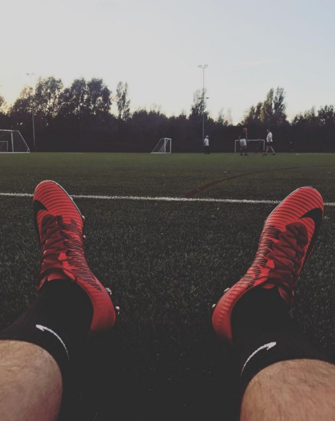 I try to stay as active as possible in my free time