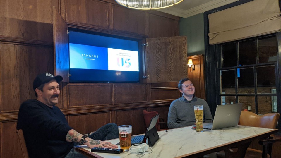 Jack Chamberlain Presenting At The Surrey Meetup