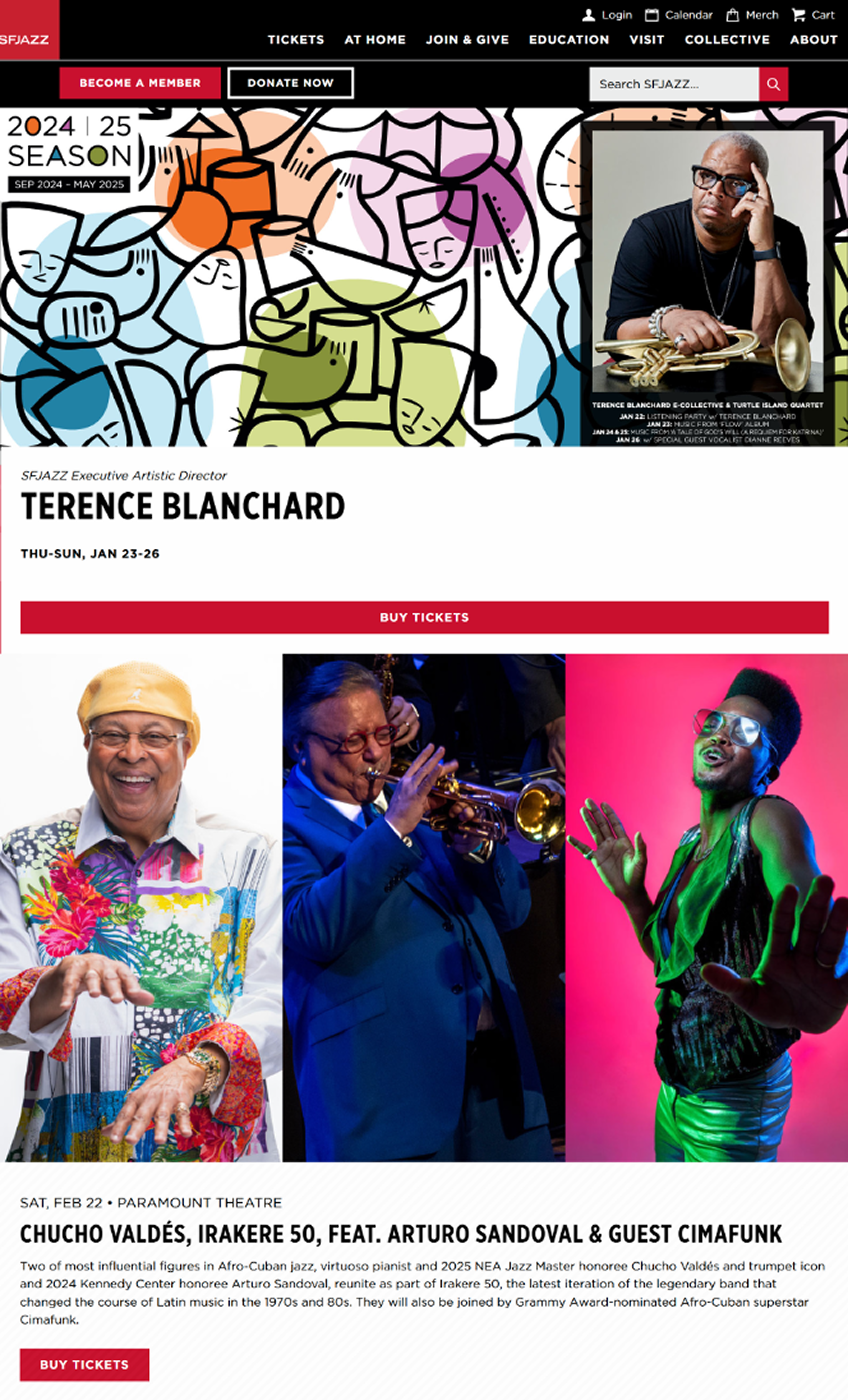 Sfjazz Home Page Old1