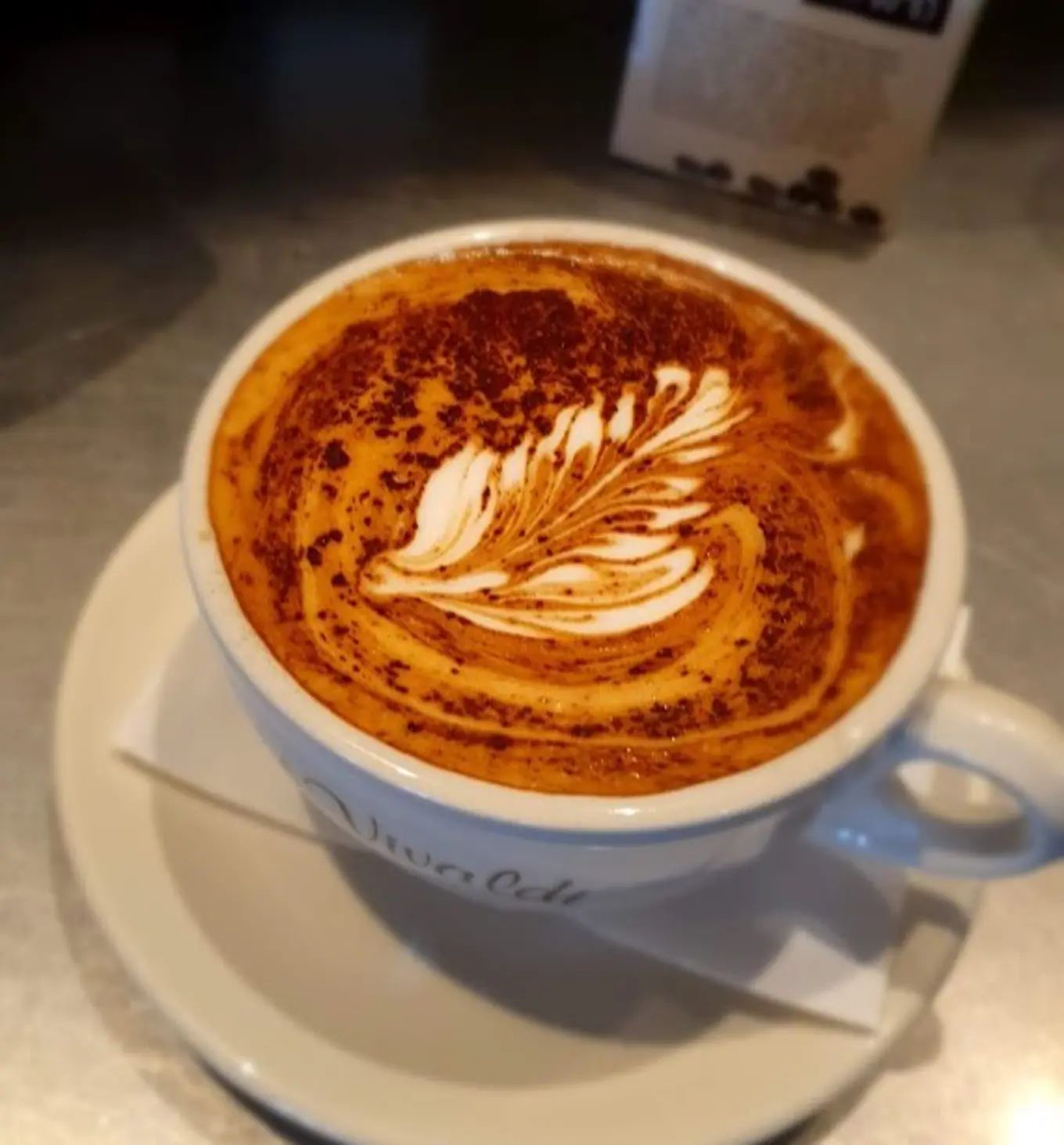 Christoffers homemade latte art