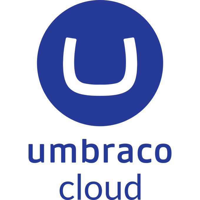 Umbraco Cloud Logo Blue Vertical