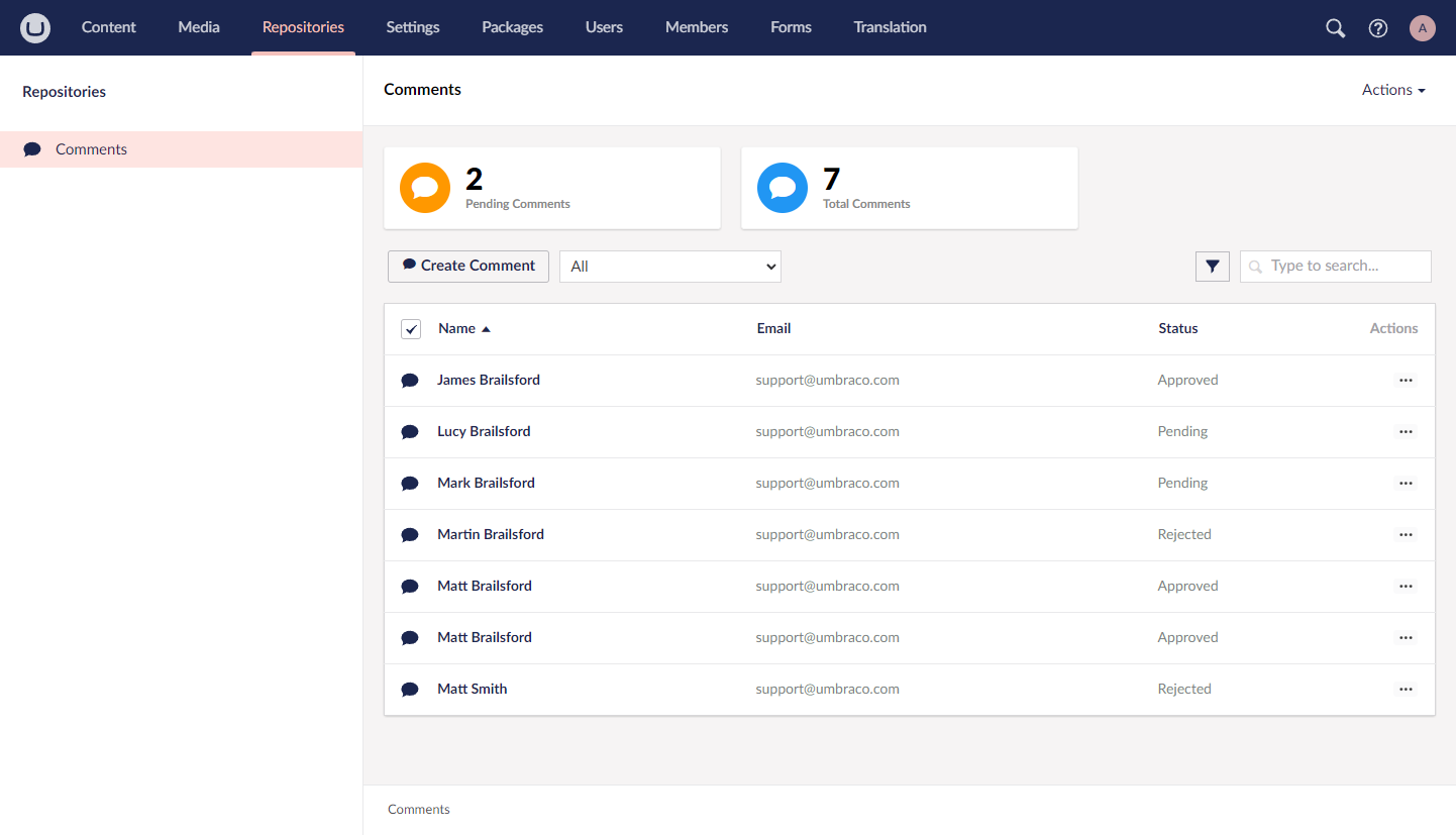 Screenshot Listview
