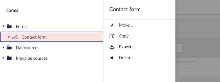 Umbraco Forms 9.4 Export Forms 764X224px