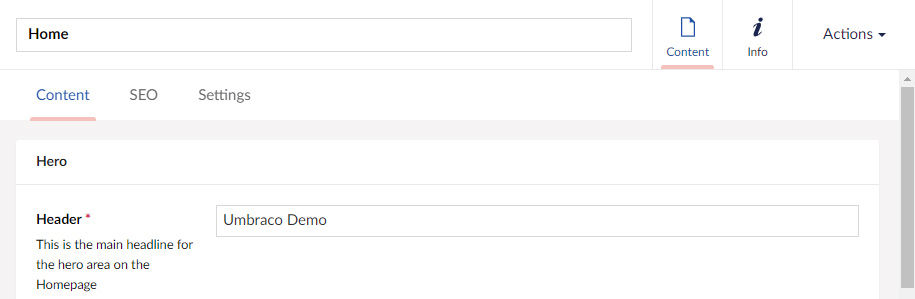 Tabs In Umbraco 8 Pre Release Candidate