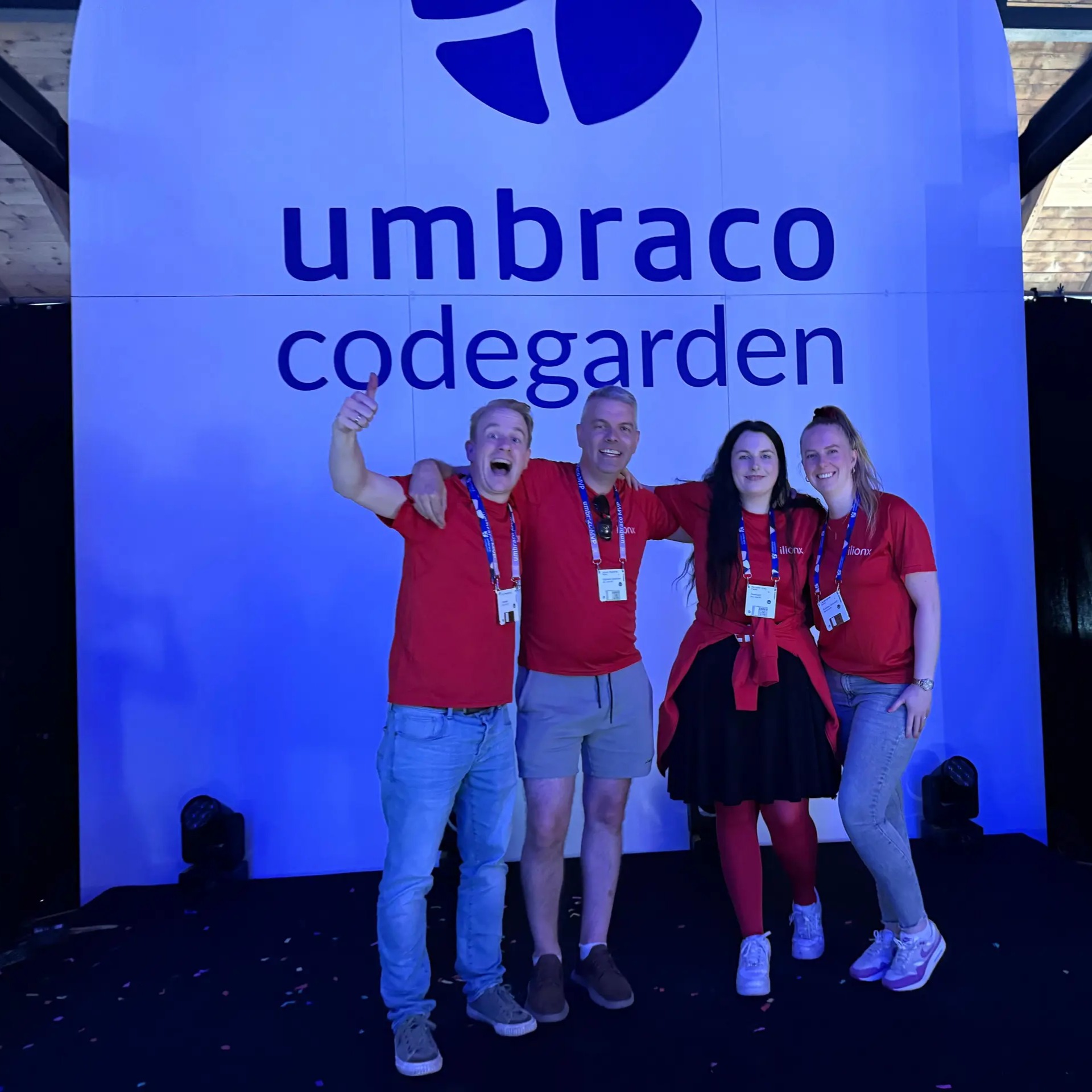 4 people at Codegarden