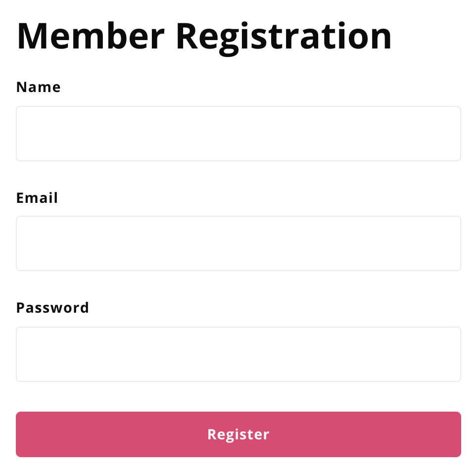 Unomvp Member Registration