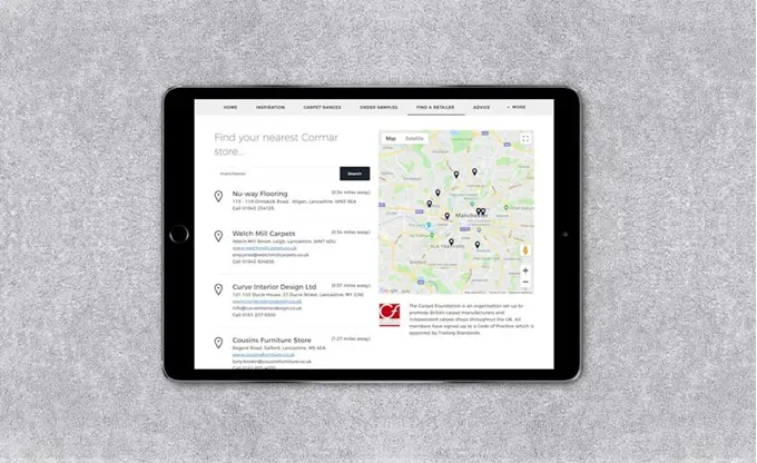 Cormar 6 Efficient Find A Retailer System