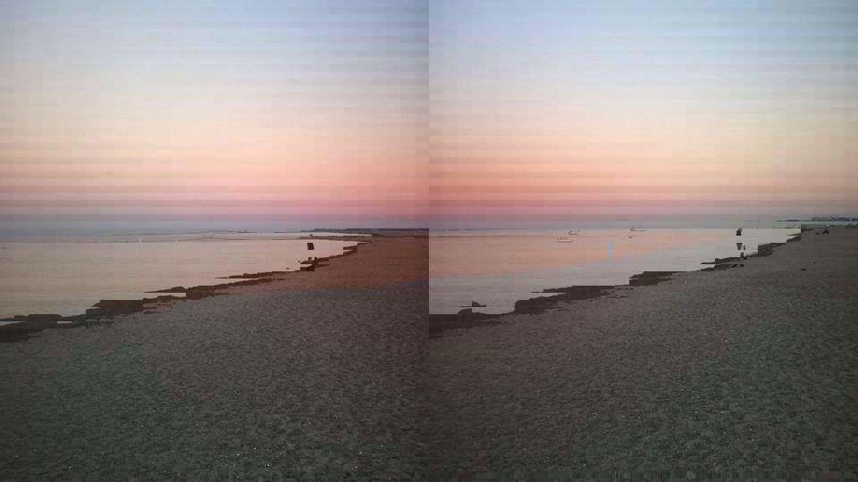 Sunset in Benidorm Spain
