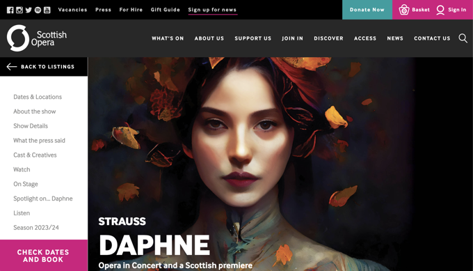 Scottish Opera Website