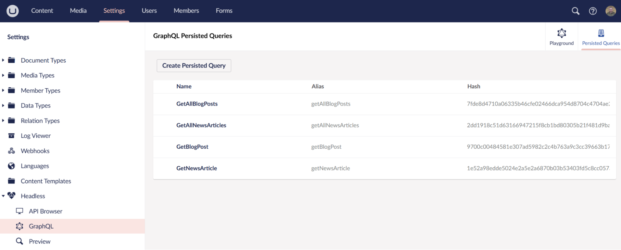 Umbraco Heartcore Persisted Queries 1999X804px