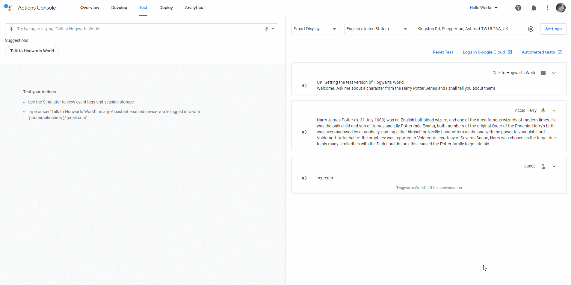 Umbraco Headless CMS - test simulator