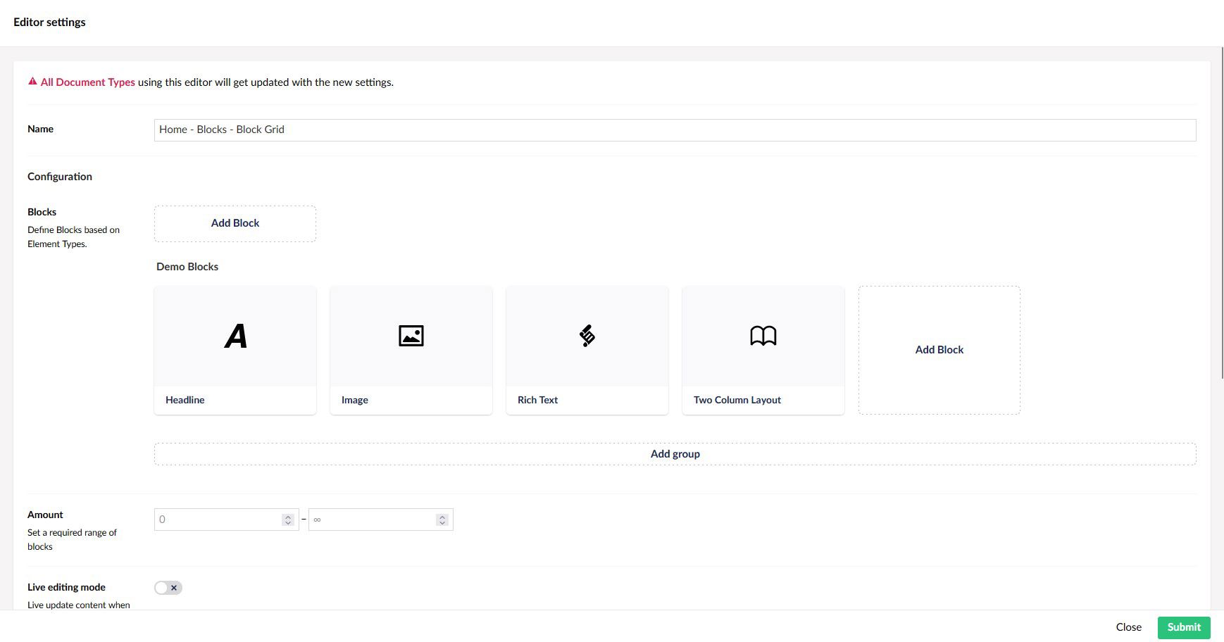 Umbraco 10.3 Sample Configuration