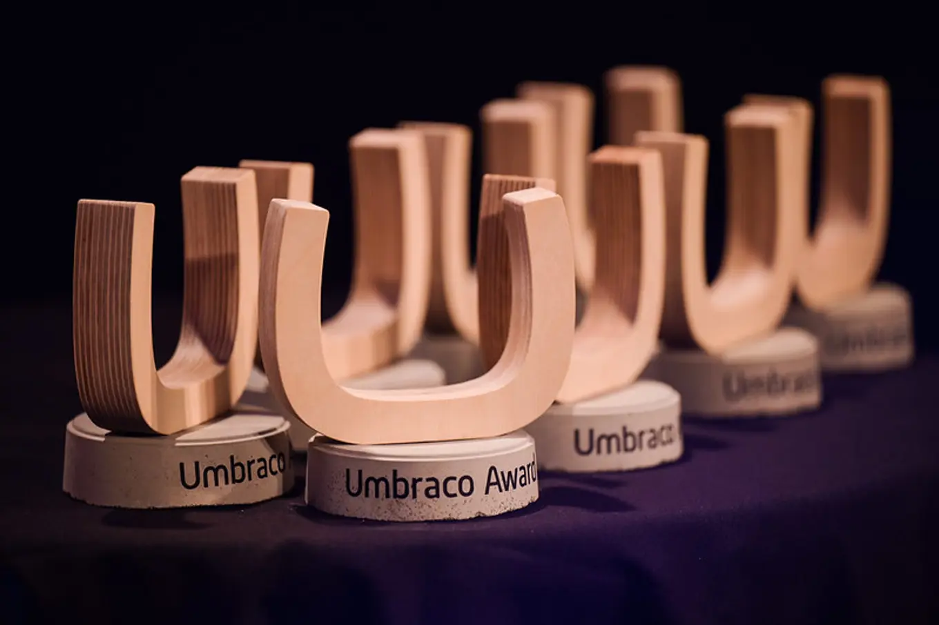 Picture of Umbraco Award trophies