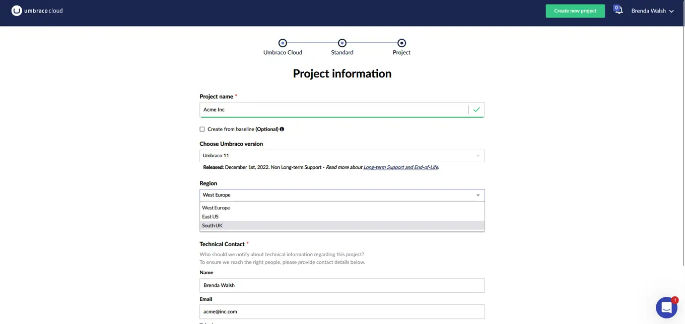 Umbraco Cloud UK Regional Hosting Option