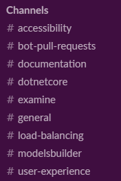 Slack Channels