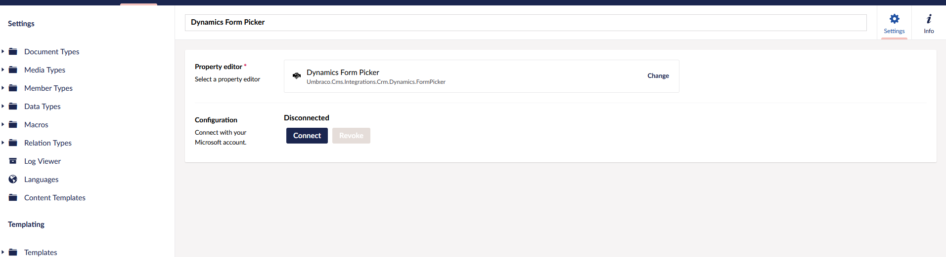Dynamics Form Picker