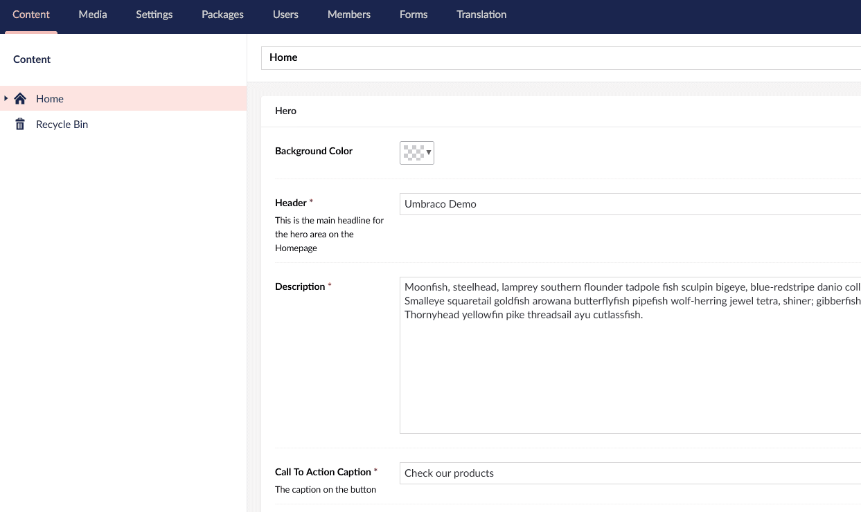 Eye Dropper Color Picker Umbraco 8.13