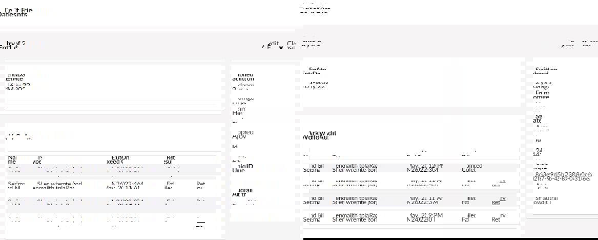 Data Test Entries