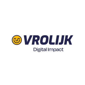 Vrolijk Digital Impact logo with a smiley icon and text “VROLIJK” and “Digital Impact”