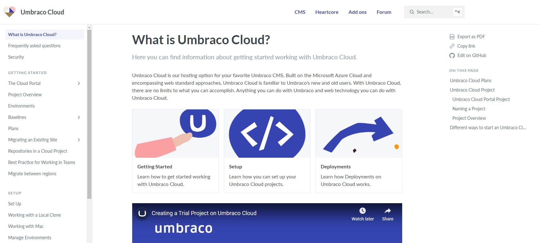 Umbraco Docs Screenshot 2