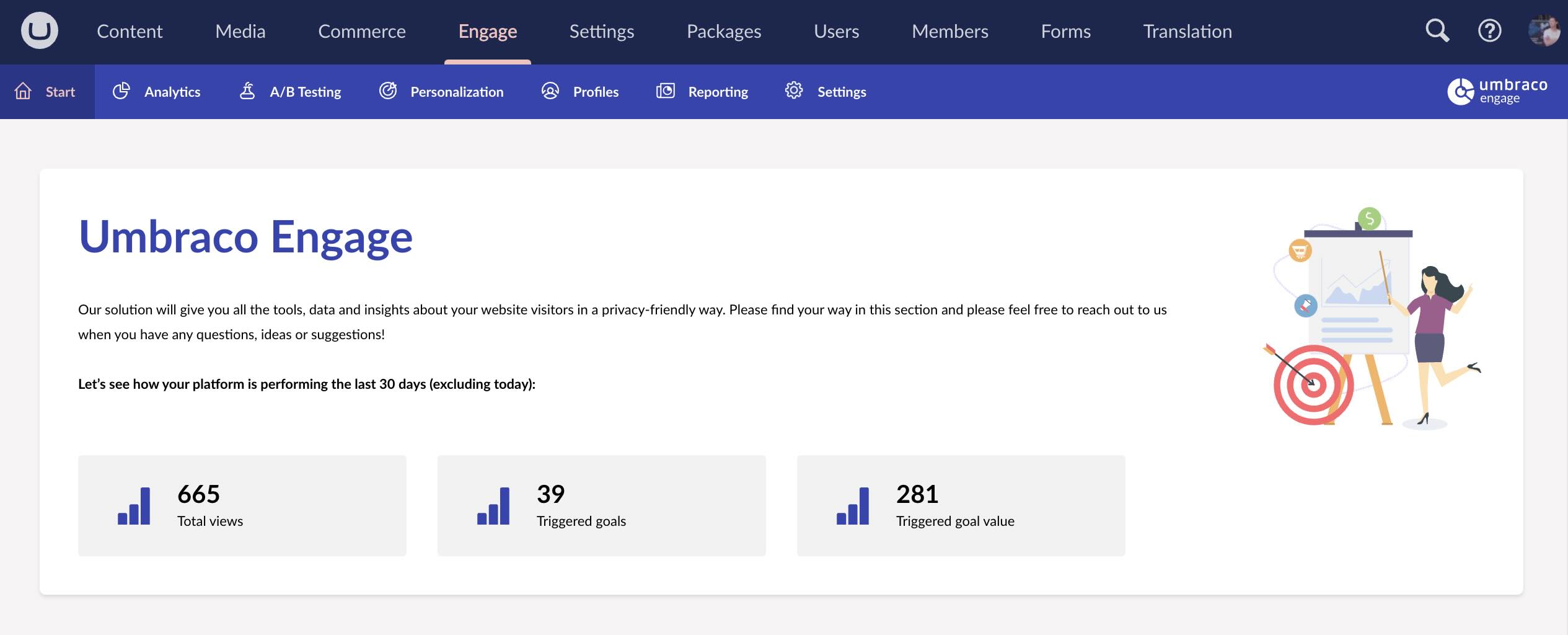 Umbraco Engage Goals Overview