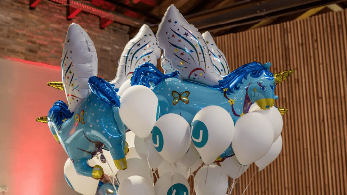 Umbraco ballons and unicorn balloons