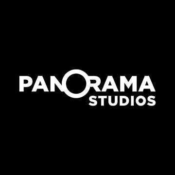 PANORAMA STUDIOS logo in white text on a black background