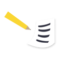 Pen and paper icon