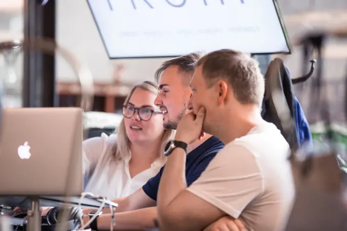 People working together
