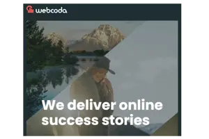 The website of Webcoda