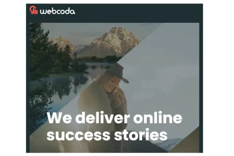 The website of Webcoda