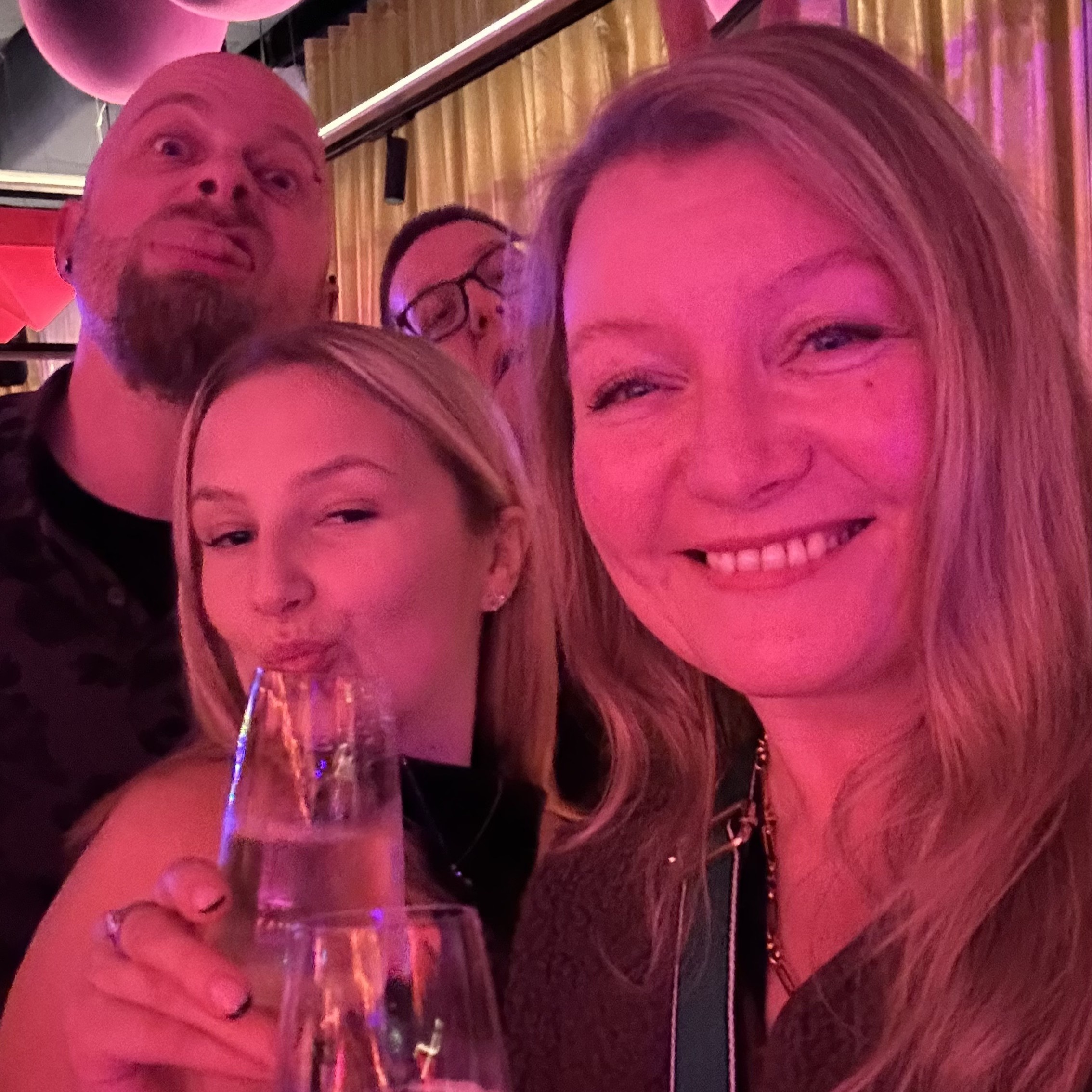 Jenny with Moriyama colleagues, Winter Party, 2026