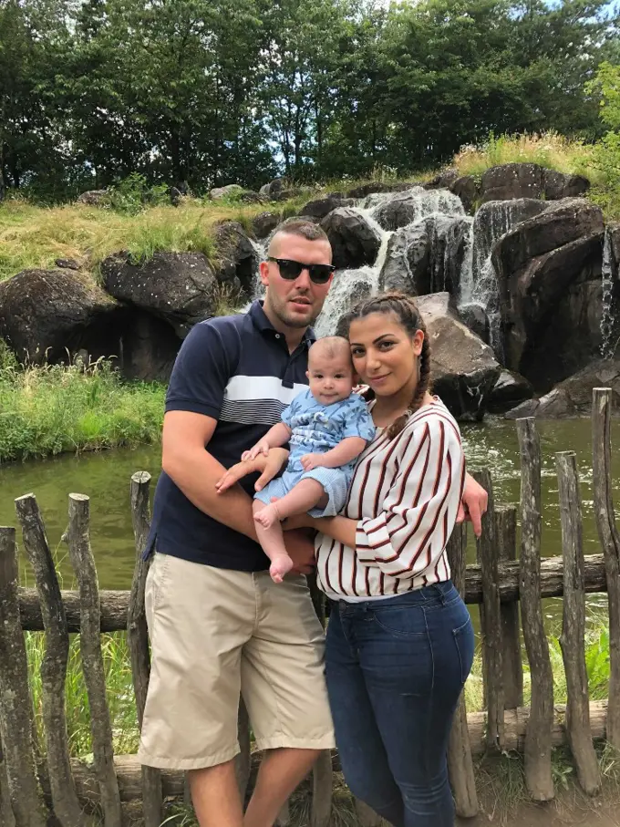 Nadia and her family at Givskud Zoo in Vejle