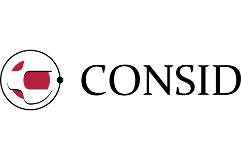 CONSID logo with a red-and-white circular icon and black text “CONSID”