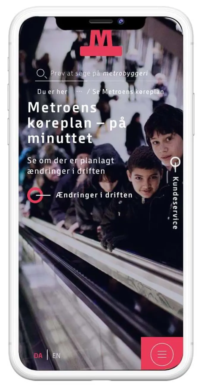 Metroselskabet Mockup Phone