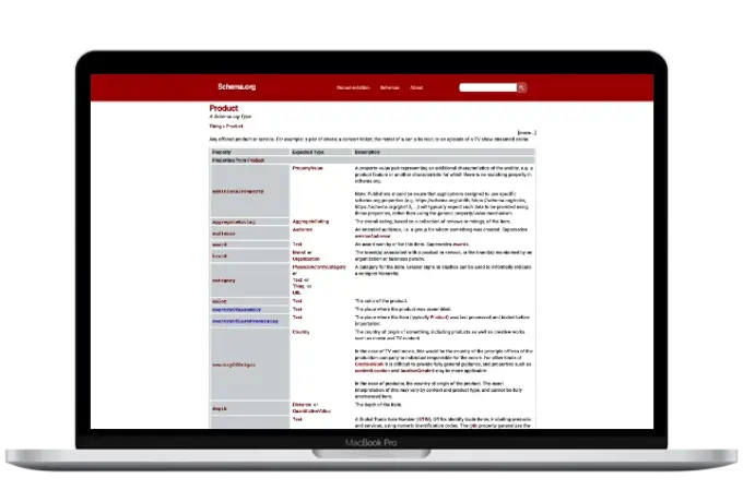Schema Markup Website On A Macbook