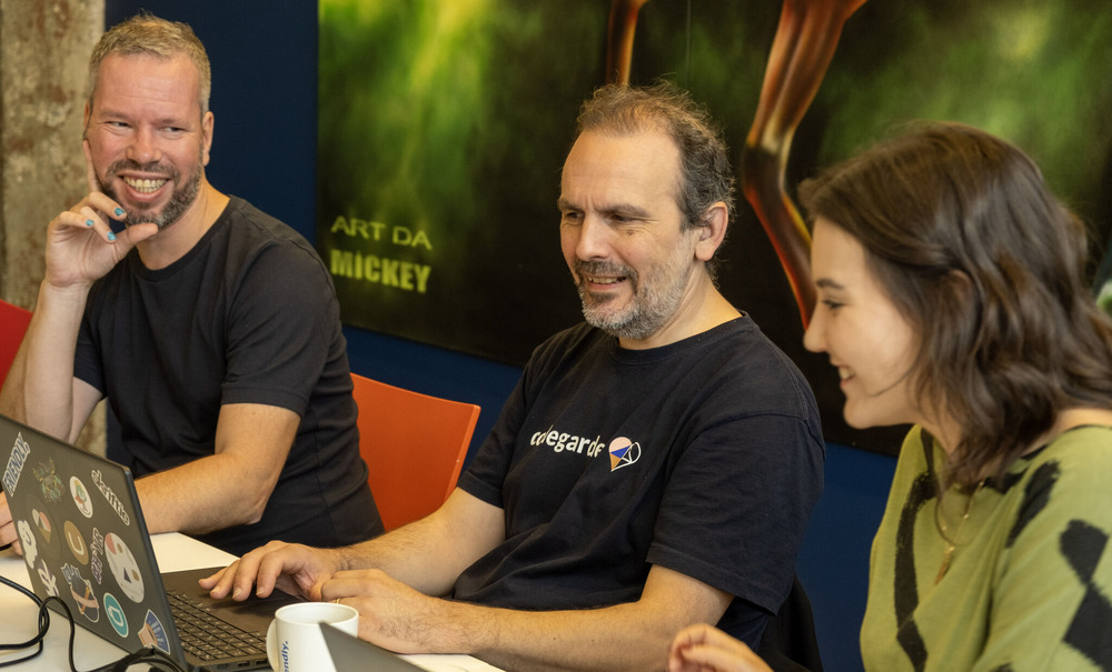 3 Core Collaborators working together
