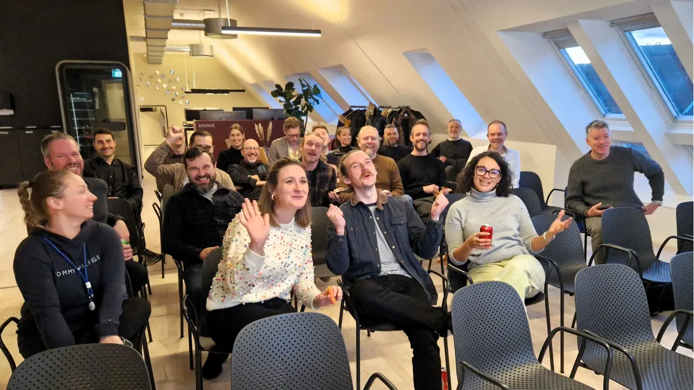 Image of attendees at the Umbraco Meetup Copenhagen.