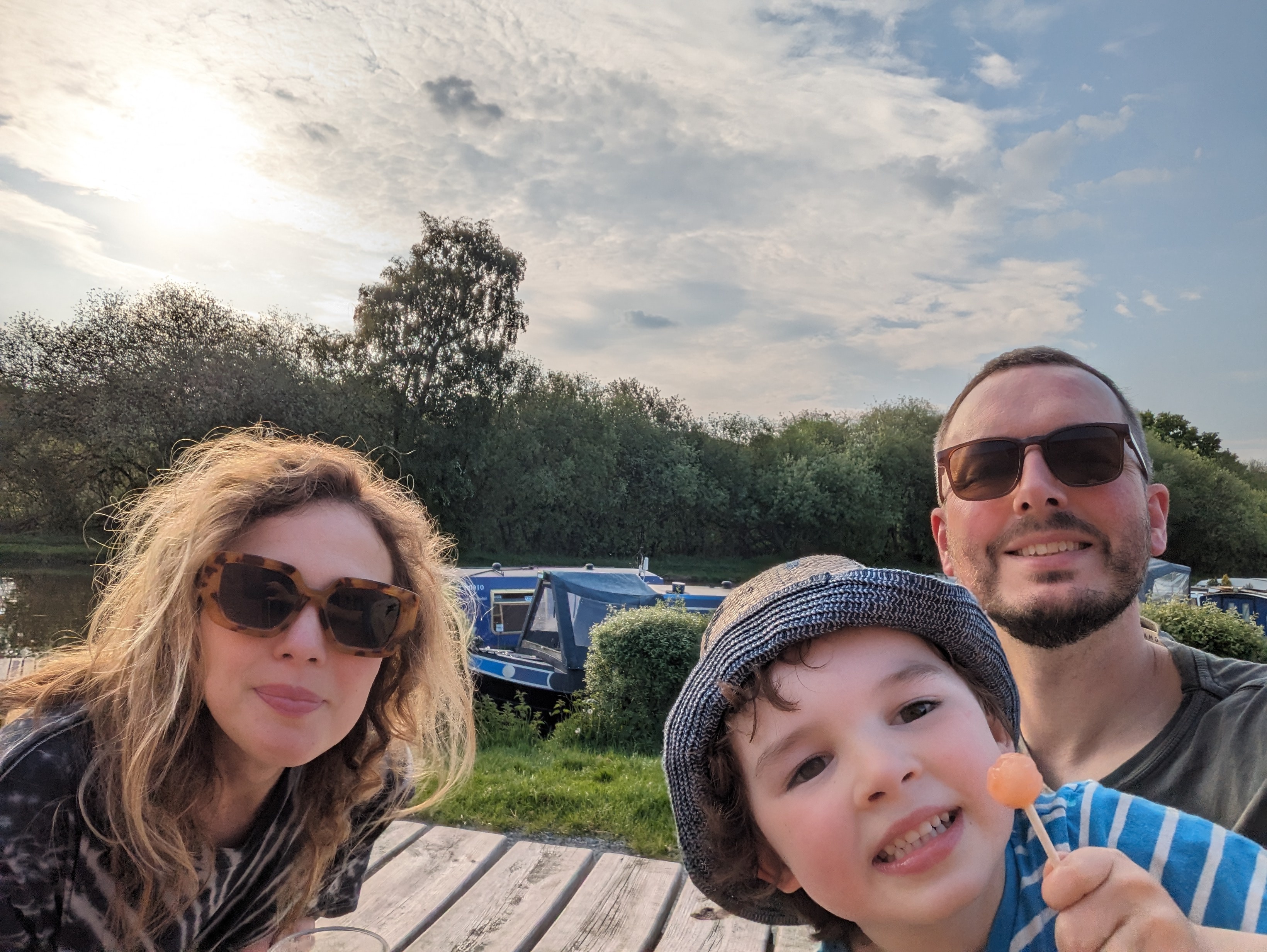 Adam Prendergast with his family