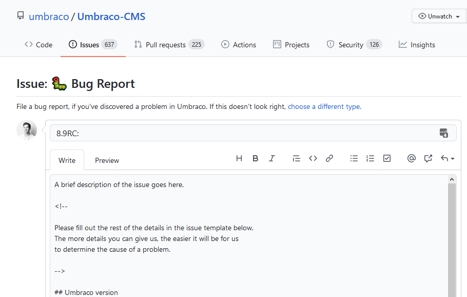 Bug Report