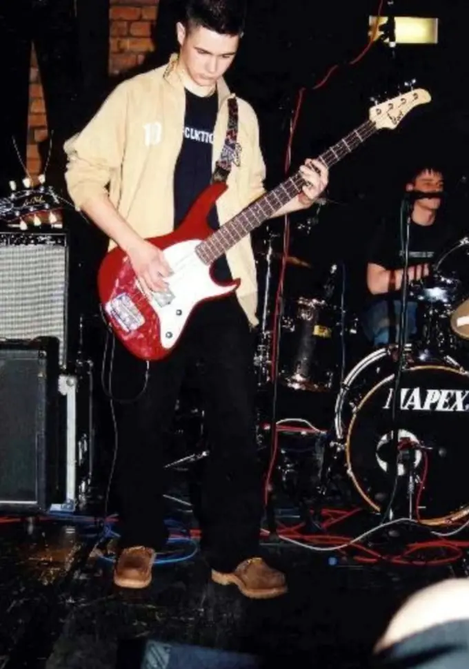 One of my first gigs, when I still had no idea how to dress