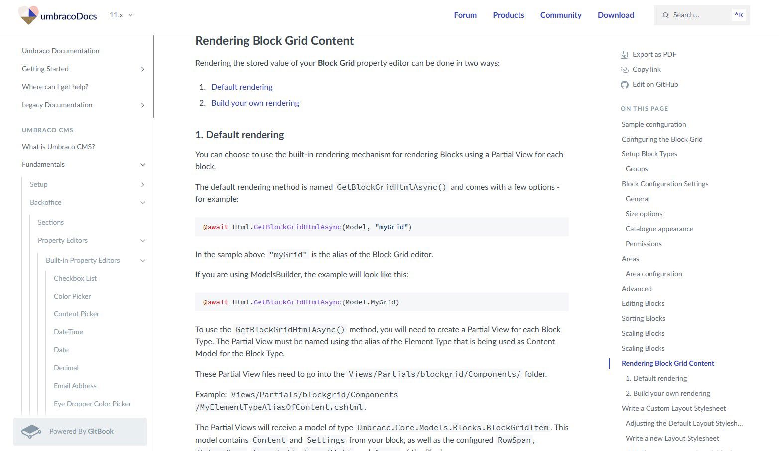 Umbraco 11 New Documentation Platform 1564X905px